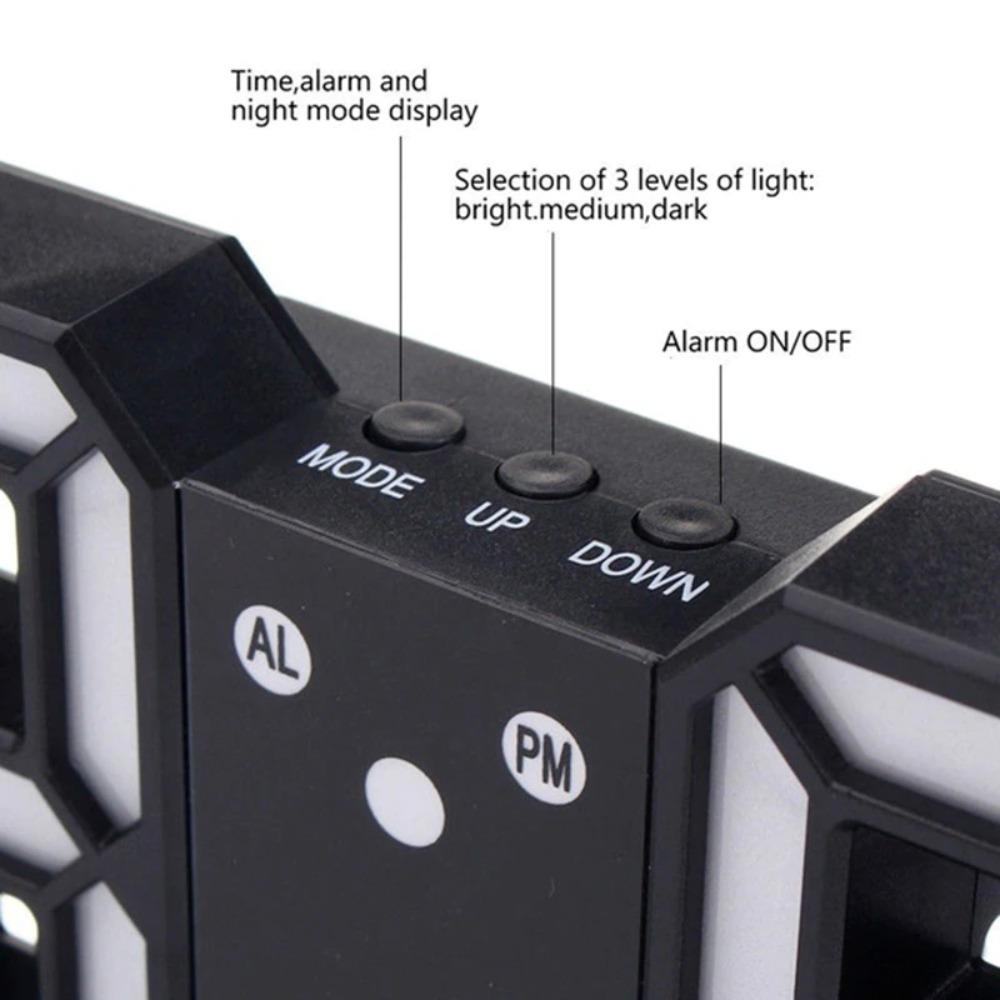 Usb Charging Night Light Desk Digital Clock LED Alarm Clock Alarm Clocks