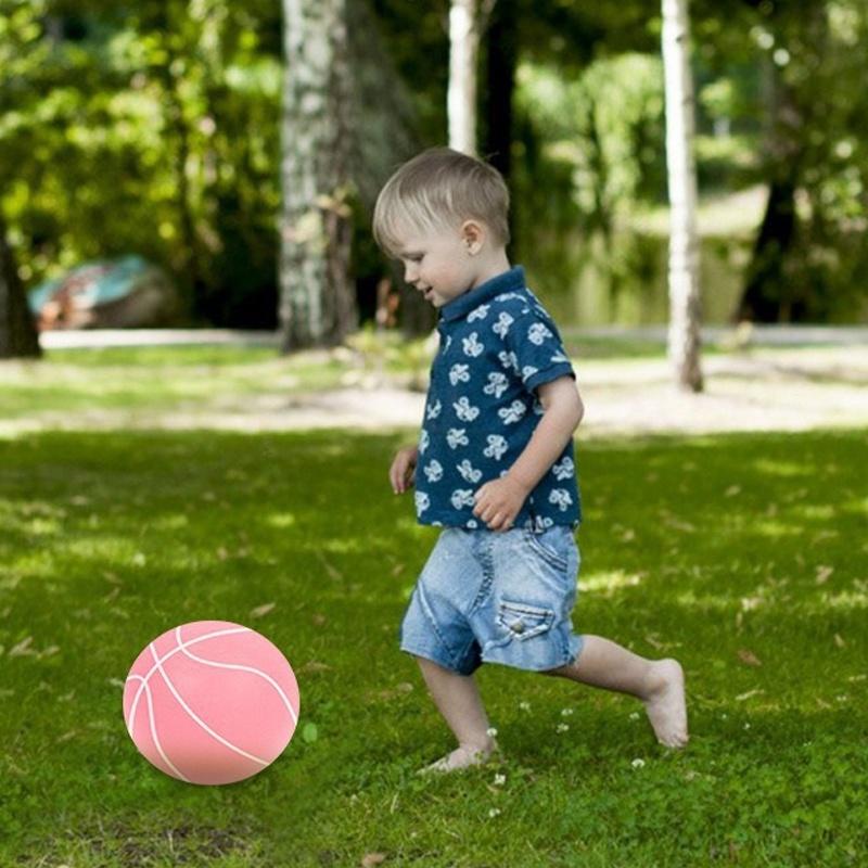 Baschet Silențios din Spumă 18cm Minge de Antrenament pentru Interior Neacoperită Zgomot Redus Antrenament de Baschet pentru Copii Diverse Activități de Interior