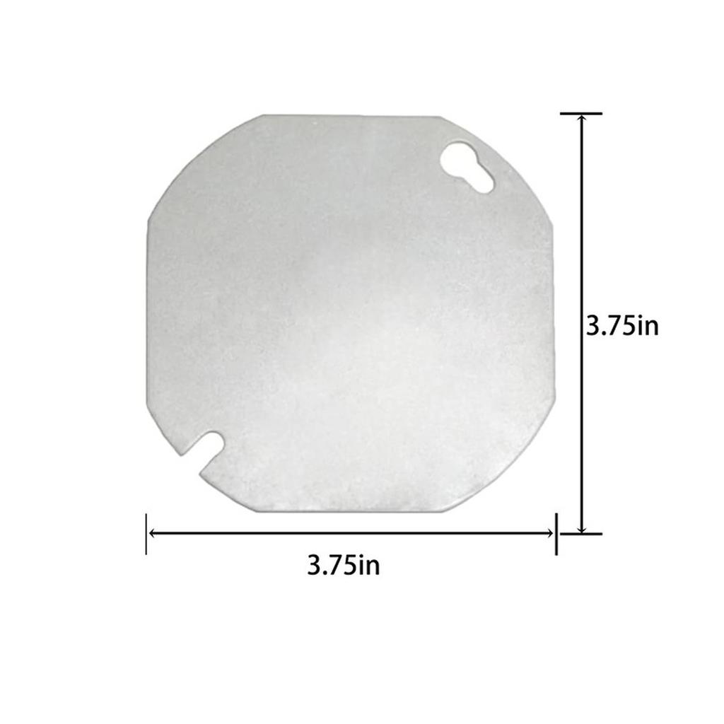 Heavy Duty Galvanized Steel Octagonal Electrical Box Covers Household Daily Use Dust Cover Cover