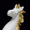 Artistic Horse Figurine Miniature Simulation Pony Statue Resin Animal Sculpture Home Office Desktop Decoration Ornament