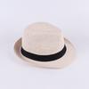 Men's Summer Visor Hat, Old Man's Hat, Plaid and Tricolor Grass Top Hat