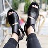 Fashion Trendy Breathable  Men's Sandals Classic Black Versatile British Style Outdoor Party Leisure Activity Men's Walking Shoes 38-44