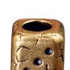 Brass Cube Dice Paracord Bead Charms DIY Crafts Bracelet Zipper Tool Pendant Large Hole Retro