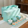 Dehua Lard-Jade White Porcelain Tea Set