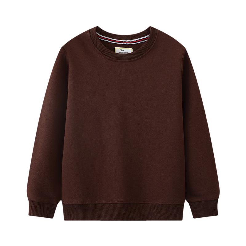 Hanorac cu mânecă lungă pentru copii de toamnă 2024 - Pulovere cu gât rotund pentru băieți și fete