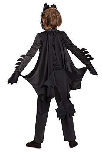 Disguise Toothless How to Train Your Dragon Hidden World Deluxe Boys' Costume Black