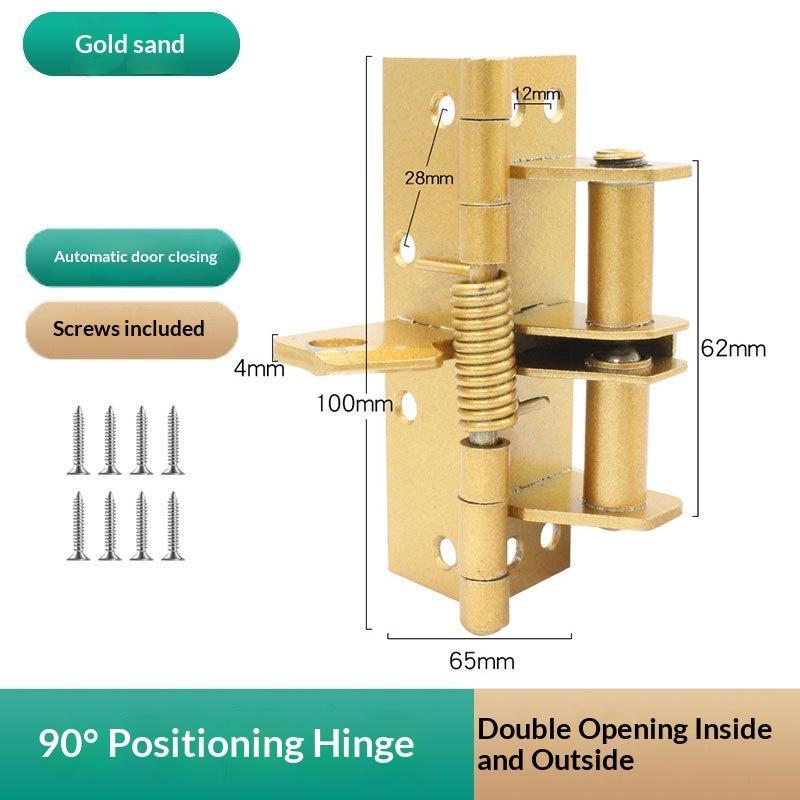 New 3 In 1 Heavy Duty Automatic Door Closer,Spring Hinges,90 Degree Positioning Door Stopper For Commercial/Residential Doors