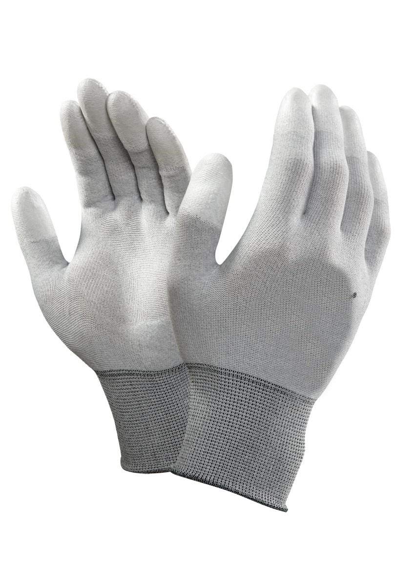SCHOFIC [1 Pair ESD Safe Antistatic Reusable/Washable Safety Working Hand Gloves, Size- L