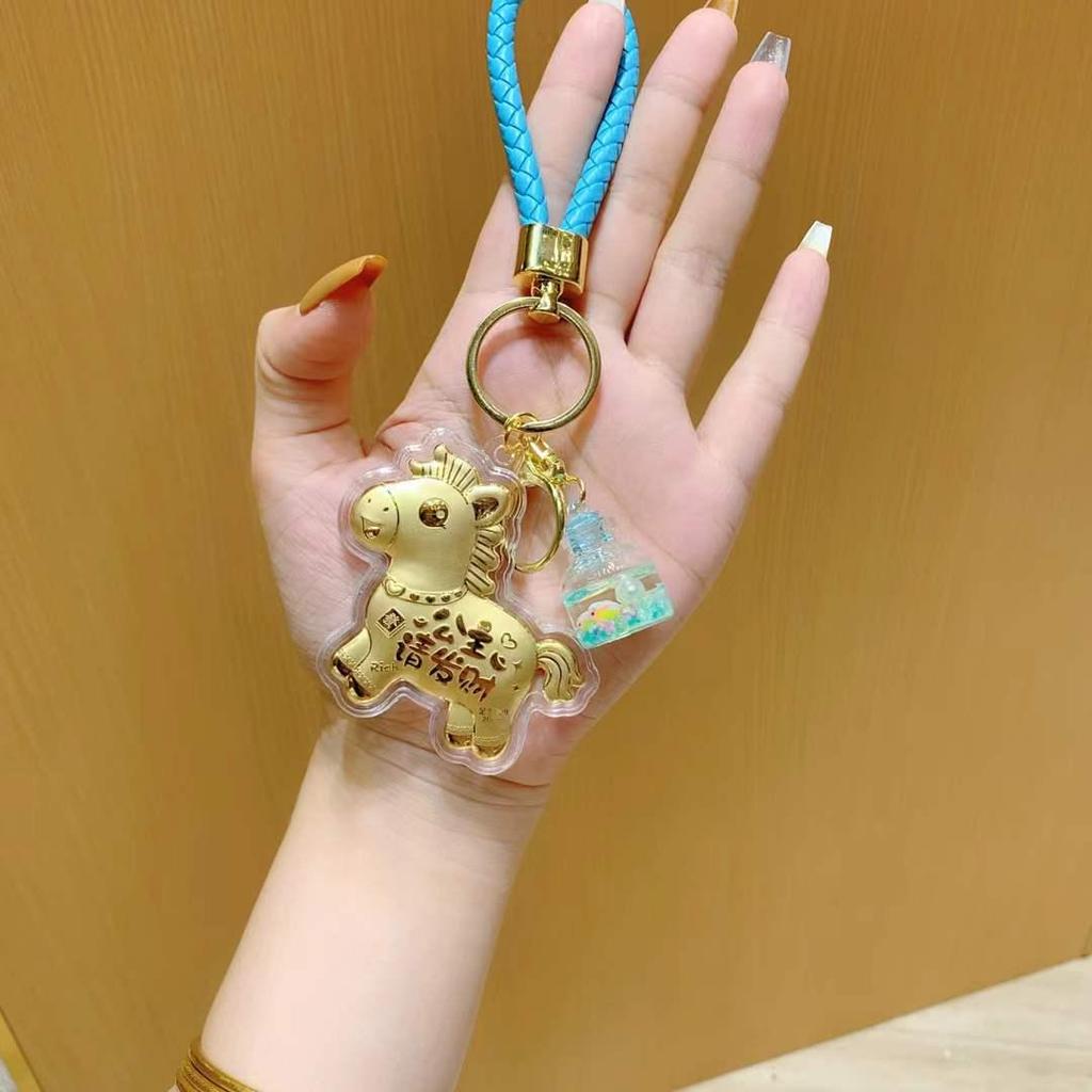 999 Feingold Glücksschloss Schlüsselanhänger & Handy-Anhänger Souvenir
