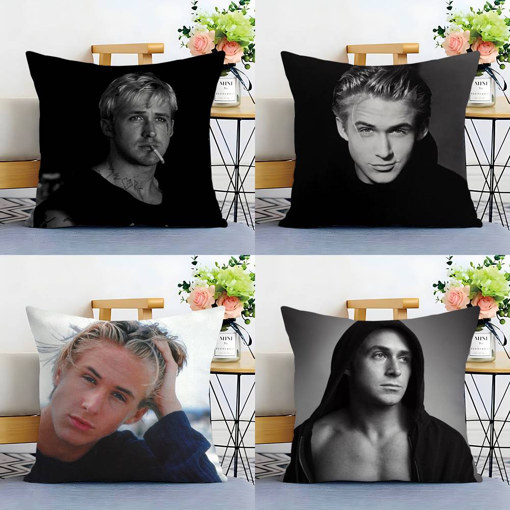 Singer RRyan GoslingS Pillow Case Sofa Living Room Bedroom Doublesided Printing Square Cushion Nap Time Pillow Case