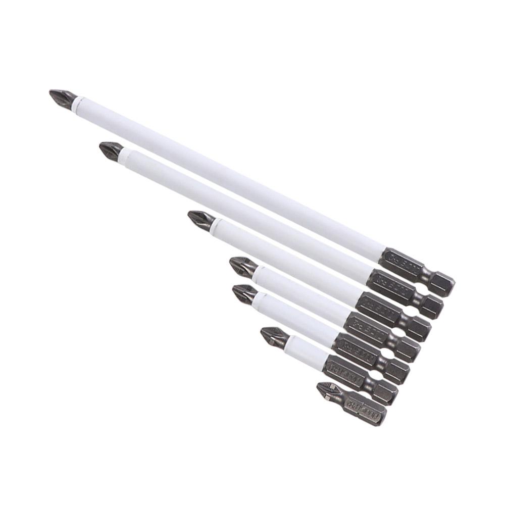 1/7pcs High Hardness Batch Head Anti Non-slip PH2 Screwdriver Bits Cross Bit Power Hand Tools