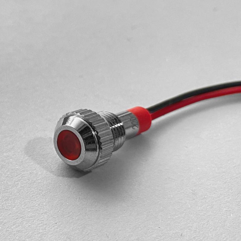 High Visibilitys Signals Light Metal Signals Indicators 220V Voltages For Machinery Control Panel And DIY Applications