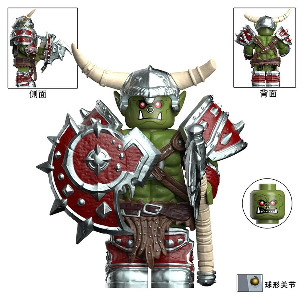 Game World Of Warcraft Orc Assembly Model Handheld Computer Case Desktop Decoration Ornament Action Figures Collectible Toy Gift
