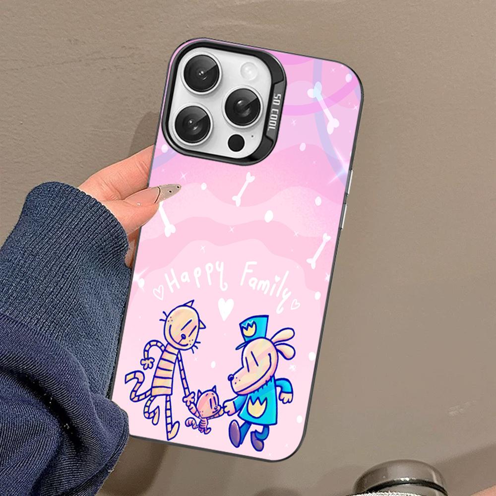 

Dog Man Phone Case For IPhone 16 15 14 13 12 11 Pro Max X XR XSMAX 8 7 Plus Matte Shockproof Back Cover iPhone 12 pro