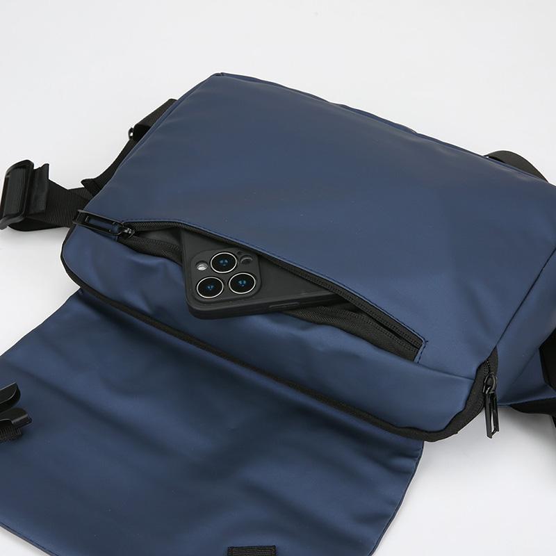 Wasserdichte Crossbody-Tasche für Herren, große Kapazität, Schulter-Umhängetasche für Handy, Tablet, Geldbörse, Regenschirm, Organizer, Reise, Arbeit, Sport