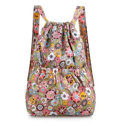Sommerreise Rucksack mit Kordelzug und großer Kapazität für Fitness und Sport