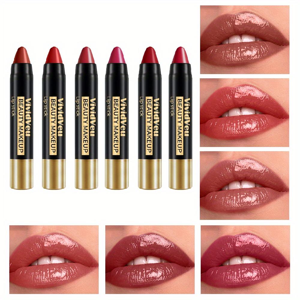 Cremiger, langanhaltender Lippenstift, matter, wasserfester, nicht abfärbender Automatik-Lippenstiftstift, Oster-Feiertagsparty-Geschenk