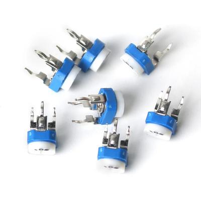 20PCS RM065 Potentiometer 1K 2K 5K 10K 20K 50K 100K 200K 500K 100R 200R 500R 1M Resistance RM 065 Trimmer Potentiometers