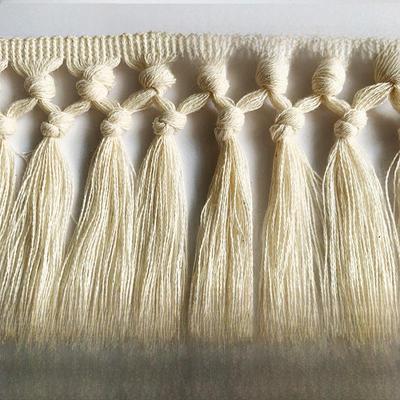 Filo di Cotone con Nappa Annodata Elastica per Fai da Te di Divani, Tende, Tovaglie e Accessori di Abbigliamento