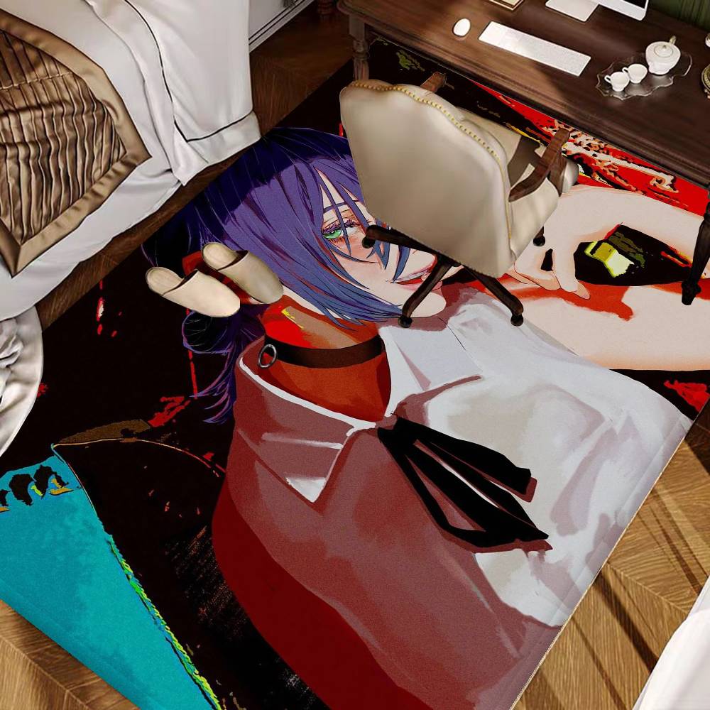 Chainsaw Man The Movie Reze Arc Door Mat Nordic Style Bedroom Living Room Doormat Home Balcony Anti-Slip Alfombra