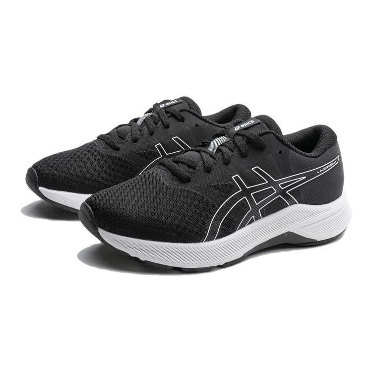 New Asics Slip Resistant Anti Kick Low Top Kids' Training Shoes Black Teenagers 1154A151-001