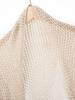 Spring Real Silk Cashmere Openwork Shawl Wrap with Sleeves Women Pashmina Super Thin Yarn Soft Knit Summer Sun Protection Blouse