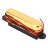 Electric Guitar Single Coil Pickup Retro Magnetic Guitar Neck Pickup for TL Bass Replacement Gold