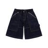ACME DE LA VIE Zipper Detail Denim Short Pants (2Color)
