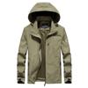 Hooded Jacket Jacket Men's Top Outdoor Sports Casual Thin Large Size Trench Coat Clip Outdoor Jacket