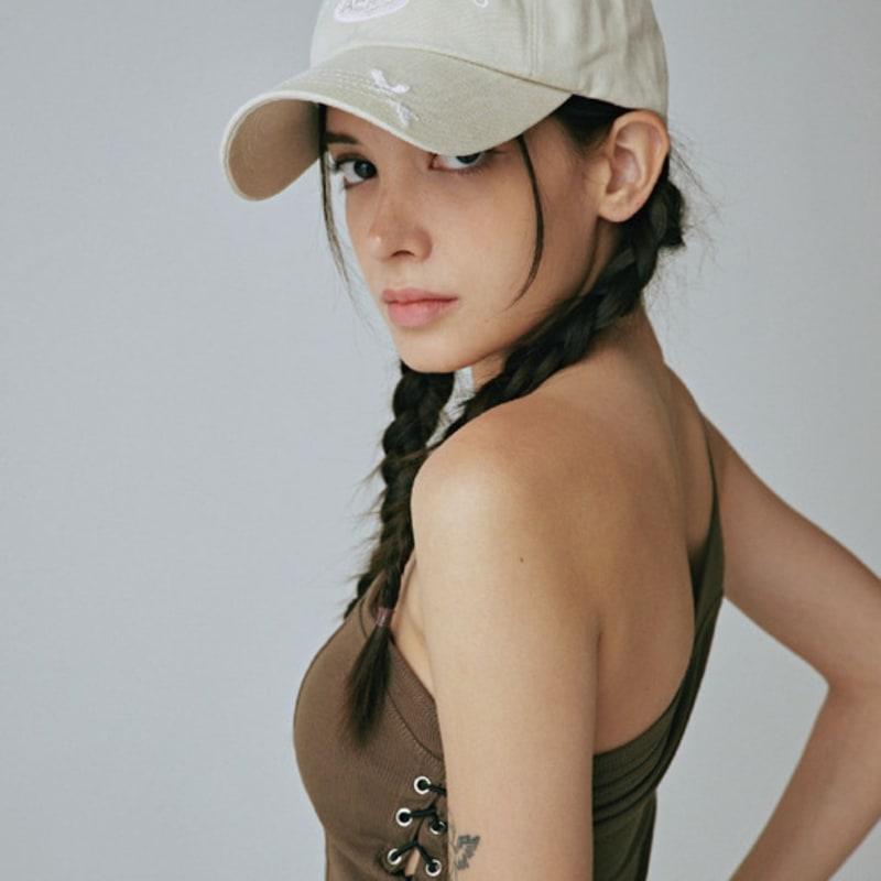 AEGO Freedom Lab Signature Logo Cap_ivory