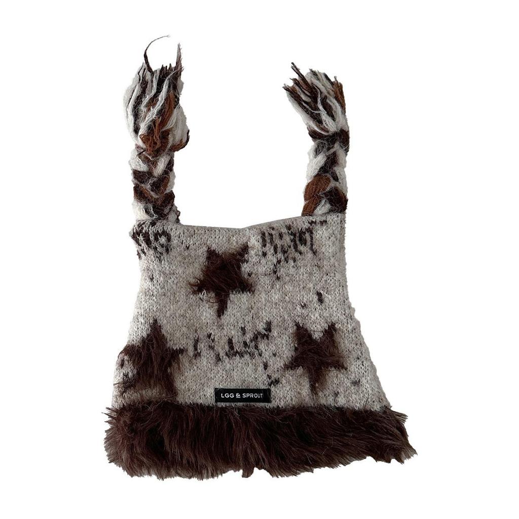 Korean Style Cute Star Braided Children's Knitted Wool Hat - Warm Autumn/Winter Parent-Child Pullover