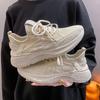 Womens Sneakers Breathable Casual Women Socks Shoes Lace Up Ladies Flats Female Spring Vulcanized Running Zapatillas De Mujer