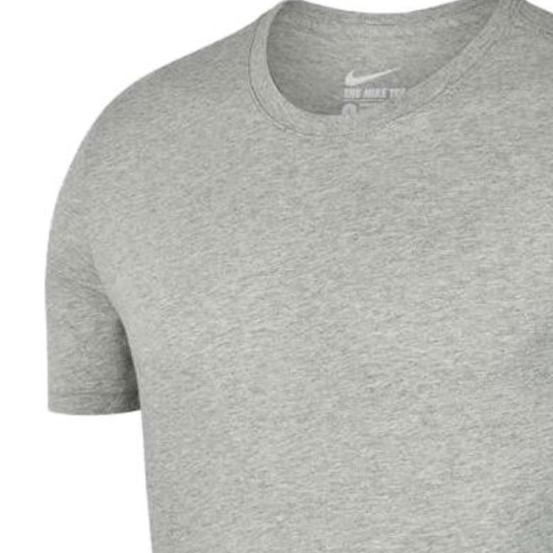 Nike Einfarbiges Logo Rundhals Sport Kurzarm T-Shirt Herren Oberteile Grau 743036-063
