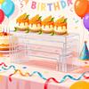 5pcs Acrylic Dessert Display Stand Durable U-shaped display stand suitable for weddings parties cupcakes candies home jewelry