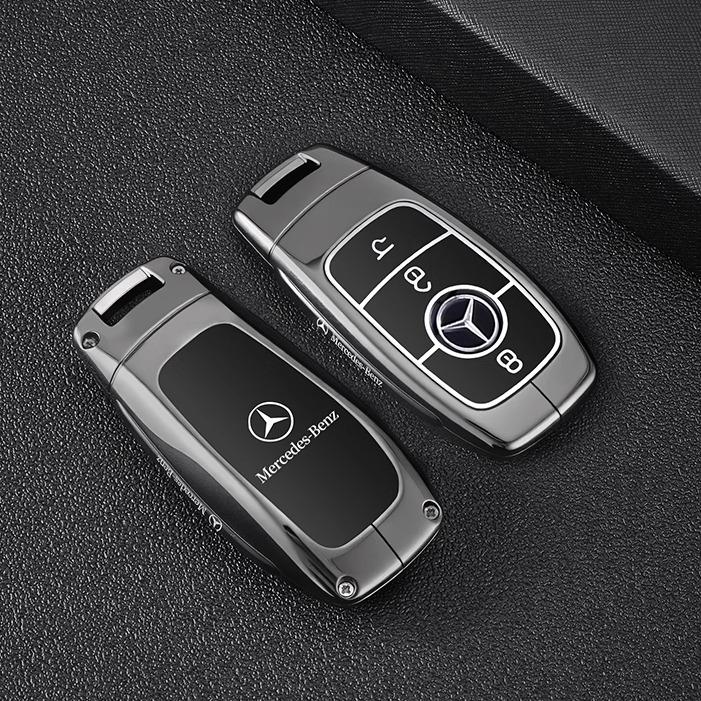 Auto Smart Schlüsselhülle Abdeckung Für Mercedes Benz C E S Klasse GLC CLE EQE W206 W214 W223 S350 S400 S450 E300 Schlüsselanhänger Fob
