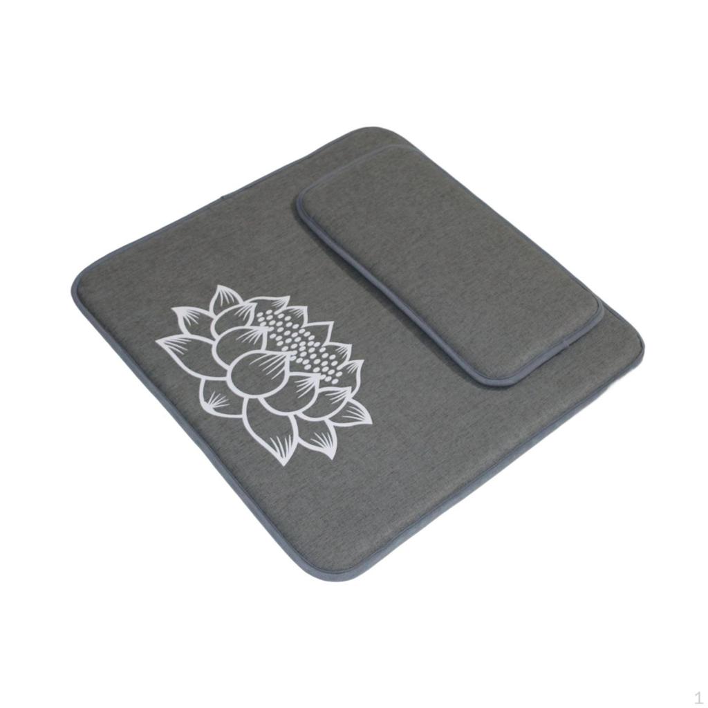 Meditation Cushion Seat Chatting Pad with Floor Pillow Set for Game Nights