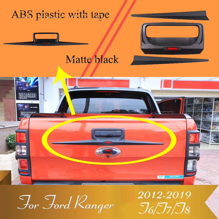 

Матовая черная накладка-защита задней двери багажника для Ford Ranger T7 T8 2012-2019