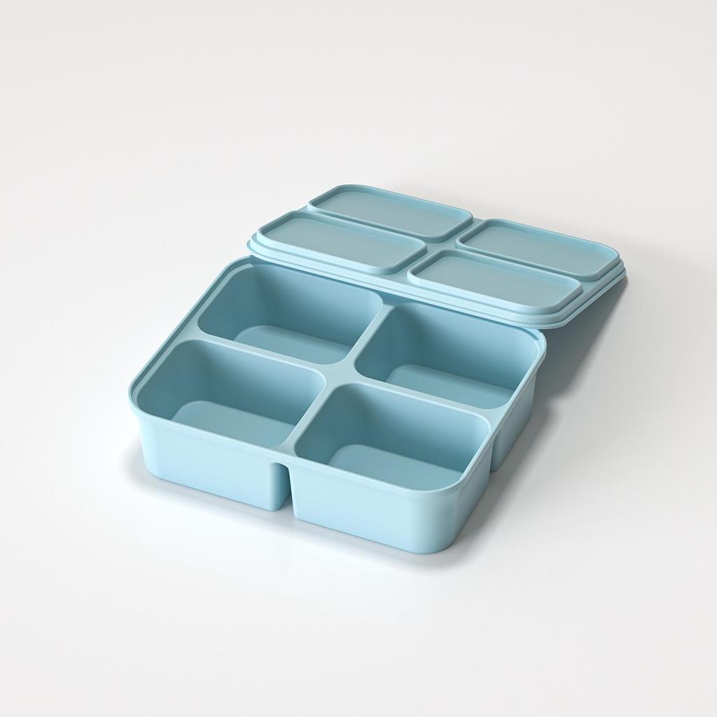 Verbesserte Silikon-Eiswürfelform mit Deckel - Lebensmittelqualität, Große Kapazität, Geruchlos, Leicht zu lösen für DIY-Eis zu Hause