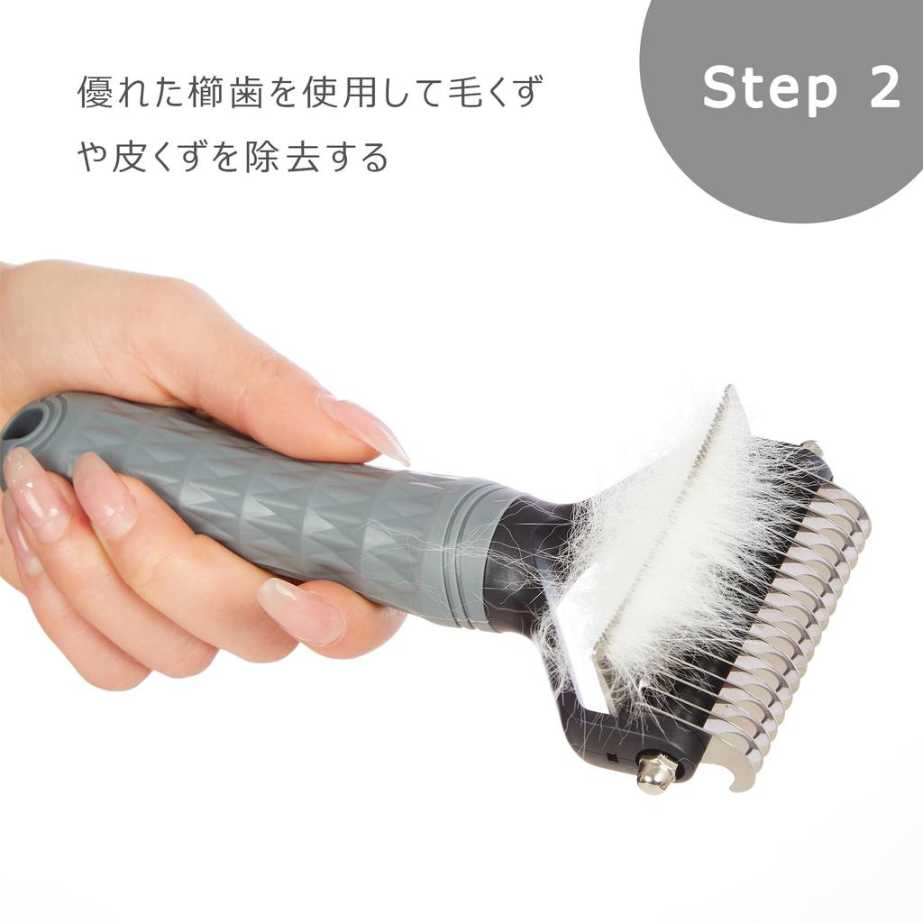 SanMori Pet Brush Cat Brush Dog Brush Furminator Knot Removal Comb Be Removes Tangles In Pet Hair Pet Grooming Brush For Both Cats and Dogs [Genuine