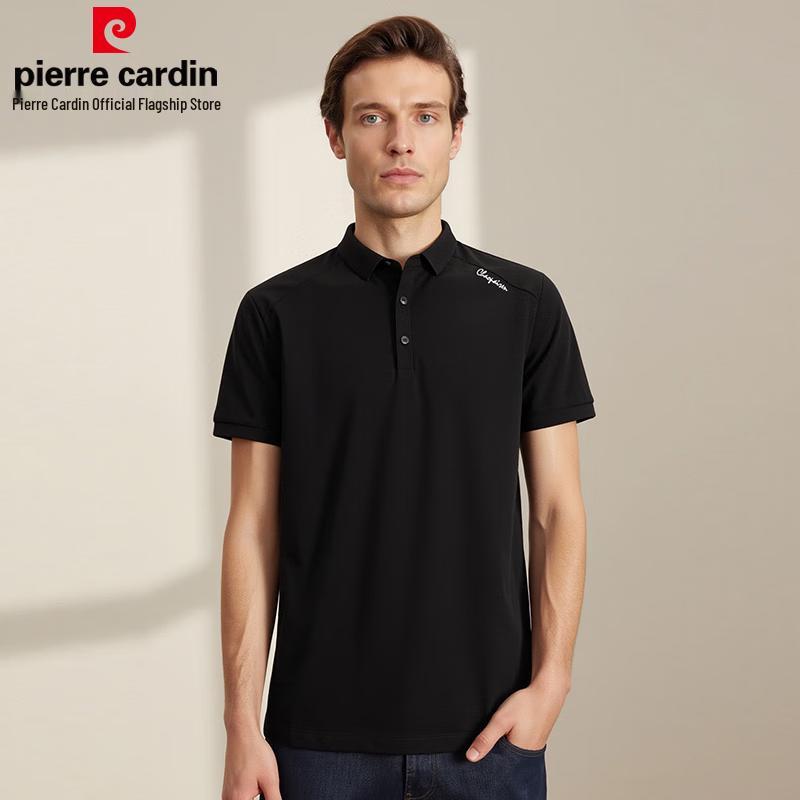 Pierre Cardin Men's Breathable Soft Cotton Short Sleeve Polo Shirt