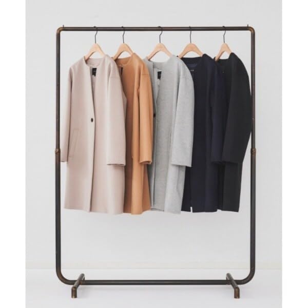 Untitled Cashmere Blend Collarless Made In Camel Size 02 15391004 Women's Coat, Japan, (042), (M),