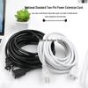 Copper Dual-Core Power Cord with Plug and Socket for Mobile Phone or Fan Extension