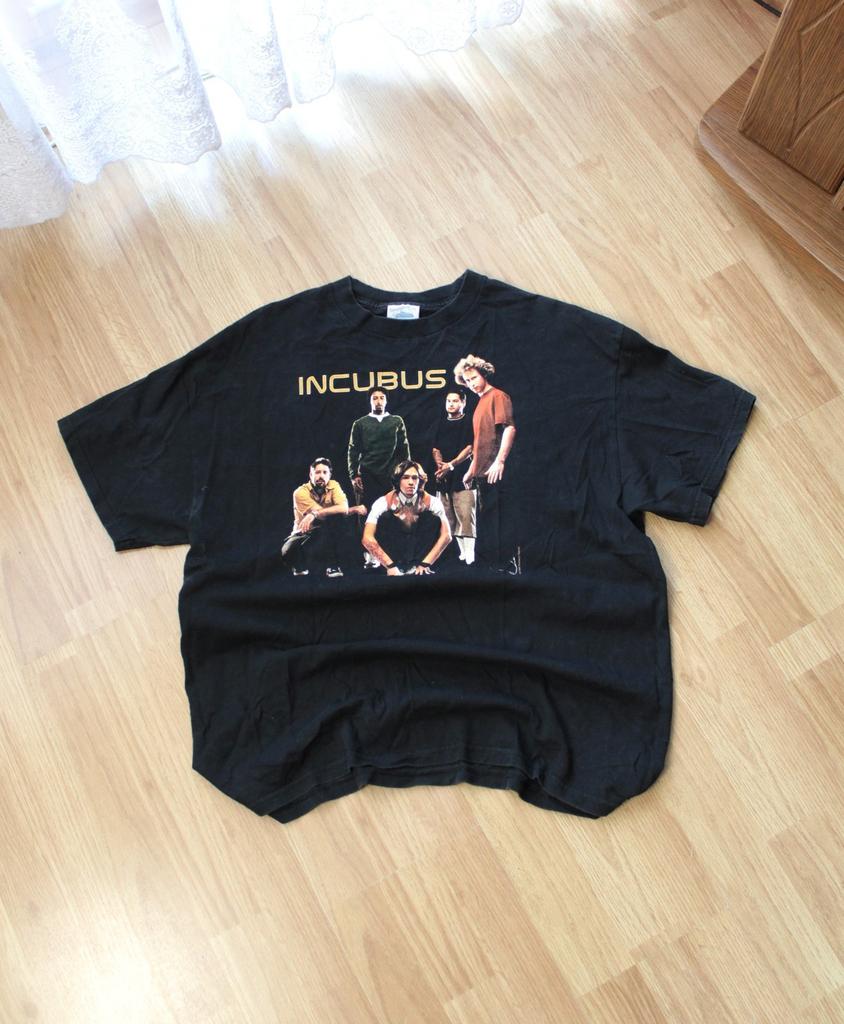 2002 Incubus Make Yourself Tour Seltenes Vintage T-Shirt Größe XL Hergestellt in den USA Schwarzes Unisex-T-Shirt
