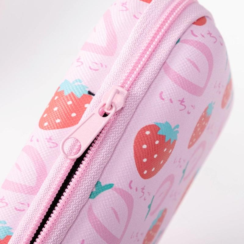 Bright Cartoon Pattern EVA Organizers Bag With Grid Compartments Smooth Zippers Portable For Office Travel