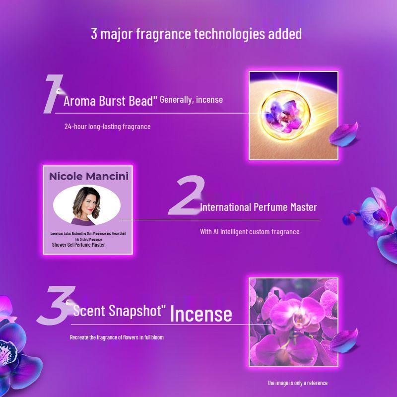 Lux Neon Orchid Fragrance Shower Milk