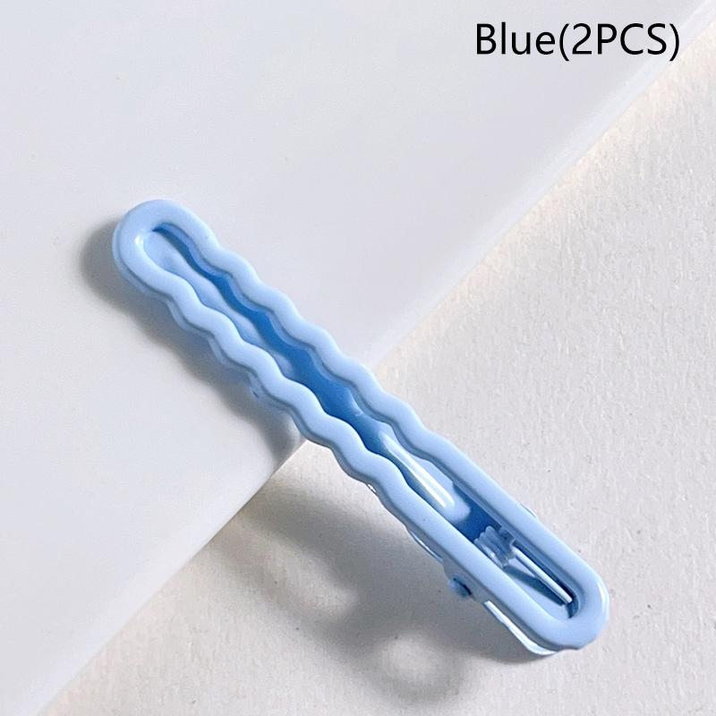 

Тонкие волнистые заколки-уточки для волос, красочные заколки-невидимки, боковые заколки для волос для девочек, женщин, детей, аксессуары для волос, украшение, подарок синий