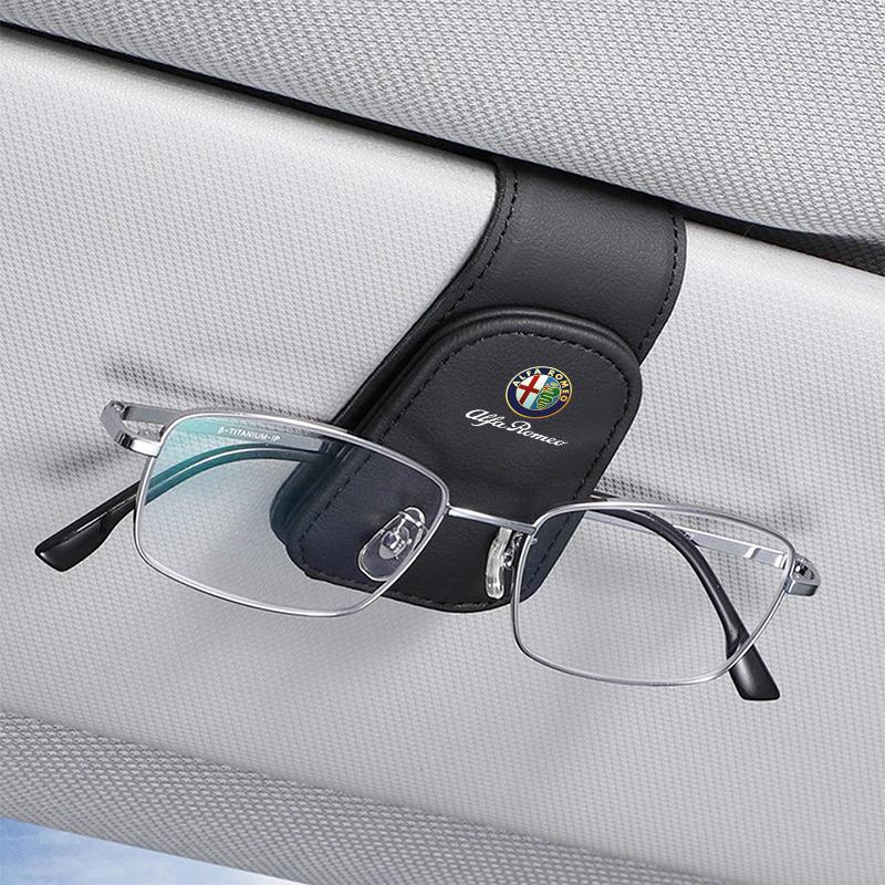 JUXDN1 For Alfa Romeo 159 156 147 Mito Giulia Giulietta Tonale Car Interior Sunshade Card Ticket Storage Glasses Clip Accessories Tool