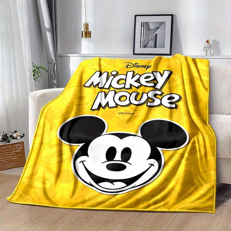 1pc, Disney Mickey Mouse Home Decorative Throw Blanket Perfect Gift for Bedroom, Living Room, Travel, Camping, Car