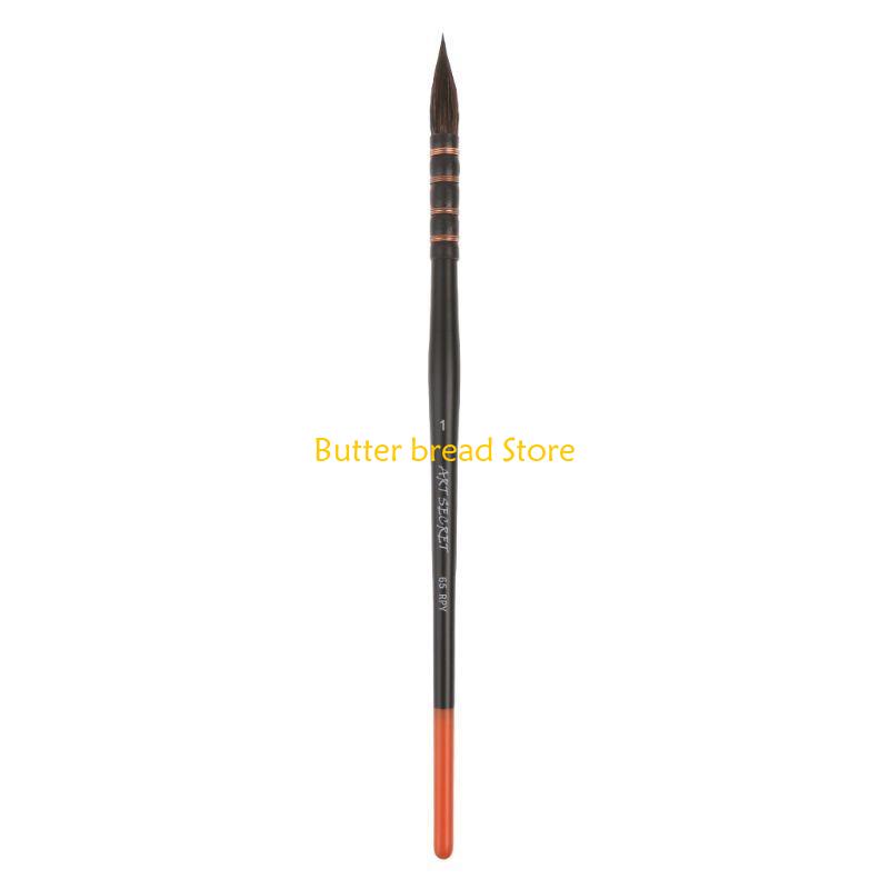 

W89C Wooden Handle Squirrel Hair Art Paint Watercolor Brush Artistic Supplies Paintin
