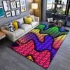 Colorful Abstract Puzzle Pattern Carpet for Living Room or Bedroom Decor Suitable for Use As an Anti-slip for Living Room Bedroom Sofas